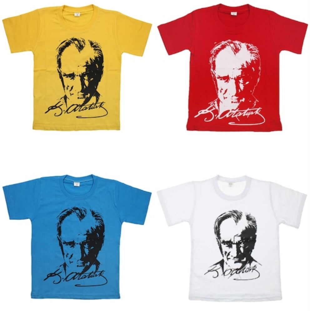 23Nisan tişörtleri Atatürk Baskılı